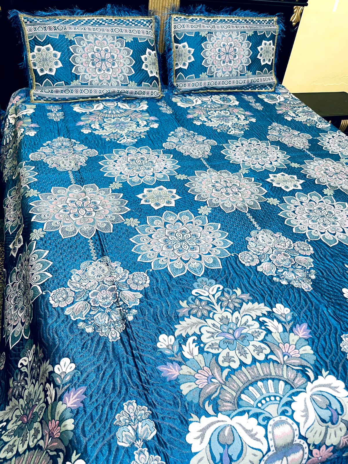 Mutlani gola double bed sheet king size